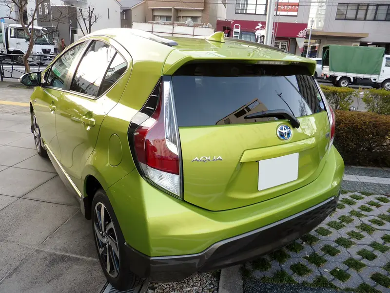 2022 Toyota Aqua, rear